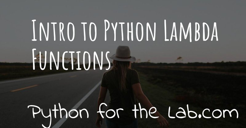 Illustration of Introduction to Python Lambda Functions