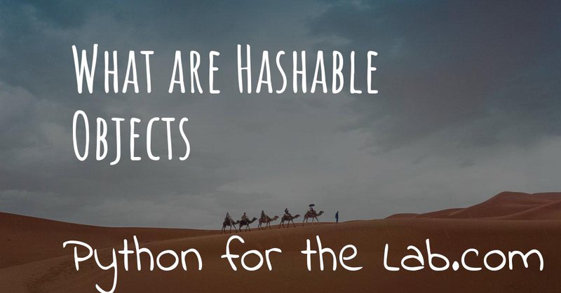 What are Hashable Objects